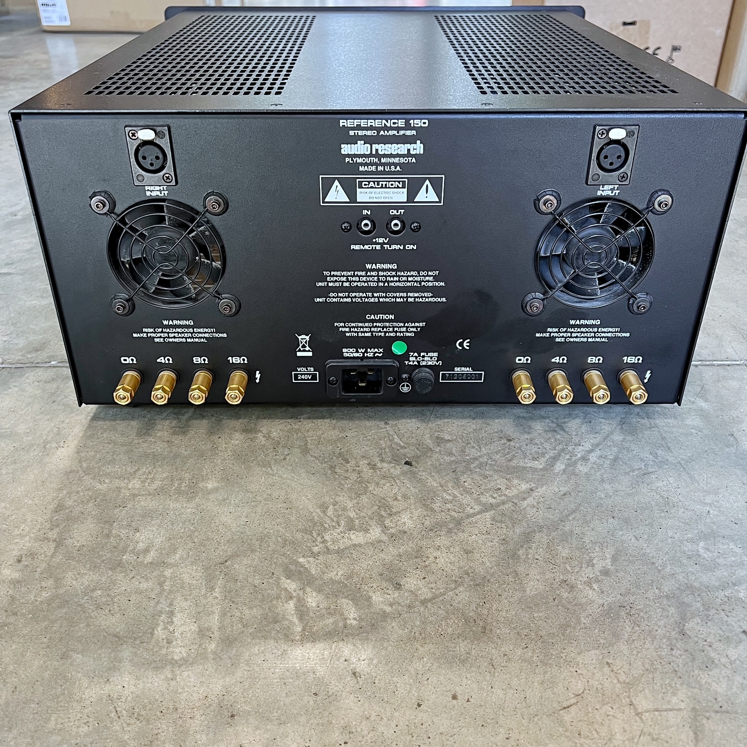 AUDIO RESEARCH REF 150